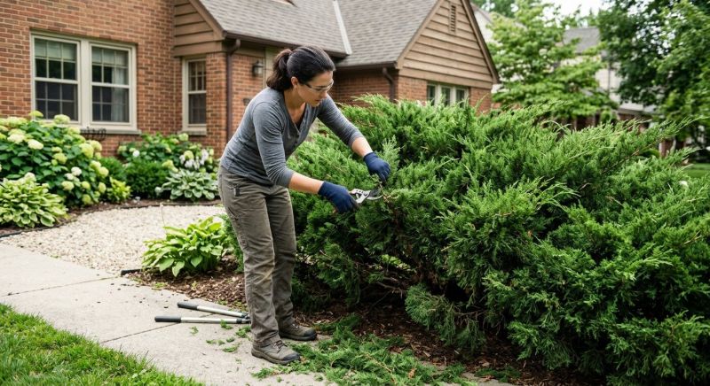 Bush Pruning in Aiken, SC